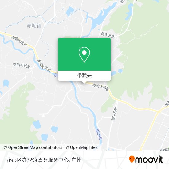 花都区赤泥镇政务服务中心地图