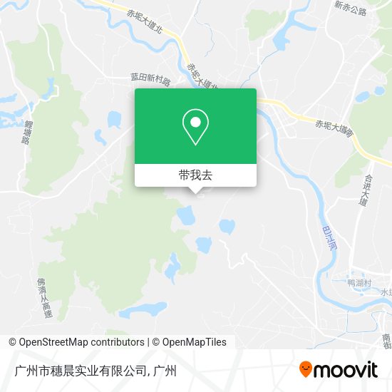 广州市穗晨实业有限公司地图