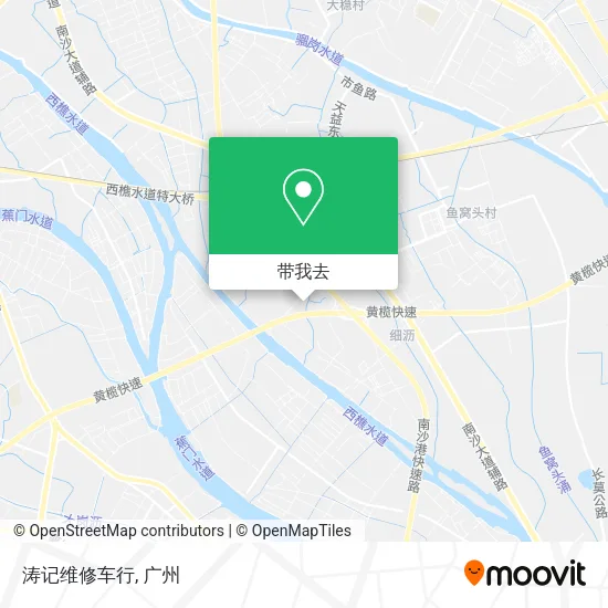 涛记维修车行地图