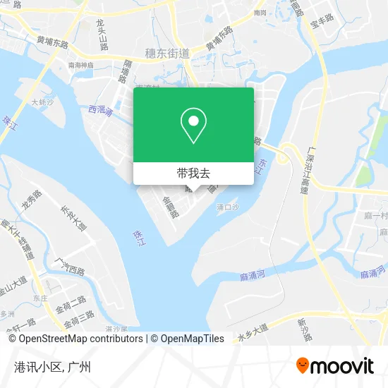 港讯小区地图