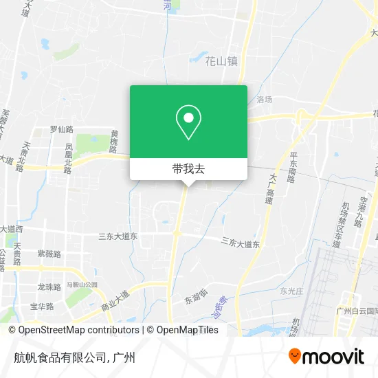 航帆食品有限公司地图