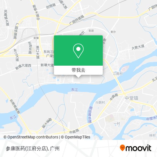 参康医药(江府分店)地图