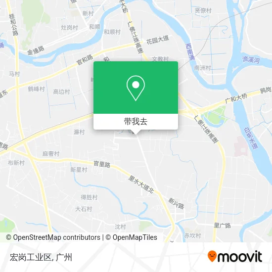 宏岗工业区地图