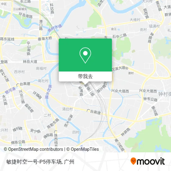 敏捷时空一号-P5停车场地图