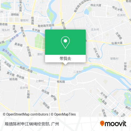 顺德陈村申江钢绳经营部地图