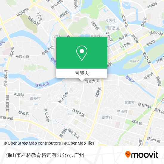佛山市君桥教育咨询有限公司地图