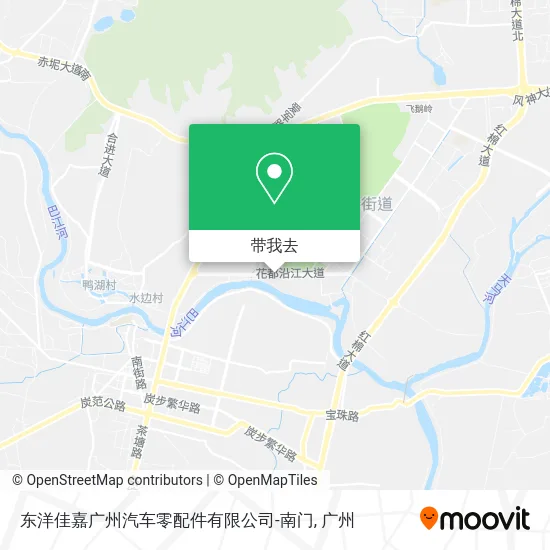 东洋佳嘉广州汽车零配件有限公司-南门地图