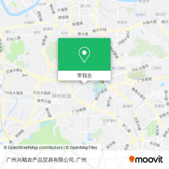 广州兴顺农产品贸易有限公司地图