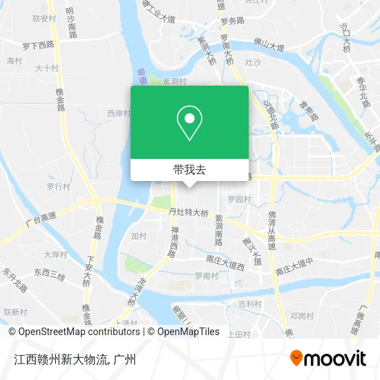江西赣州新大物流地图