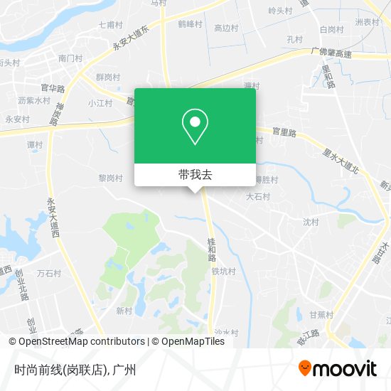 时尚前线(岗联店)地图