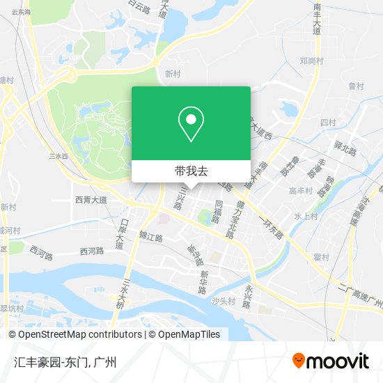 汇丰豪园-东门地图