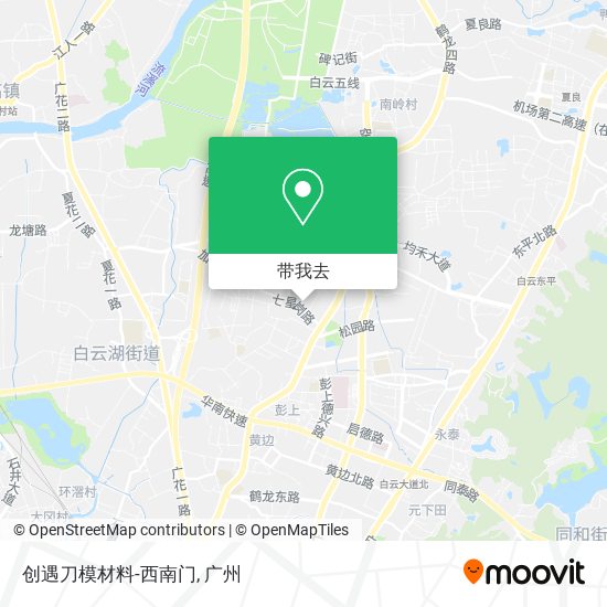 创遇刀模材料-西南门地图