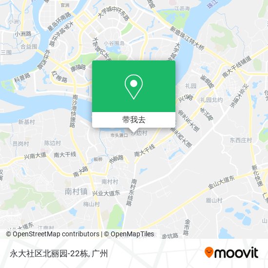 永大社区北丽园-22栋地图