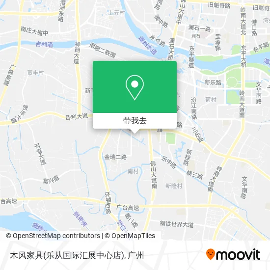 木风家具(乐从国际汇展中心店)地图