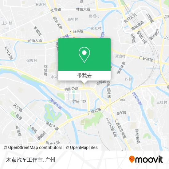 木点汽车工作室地图