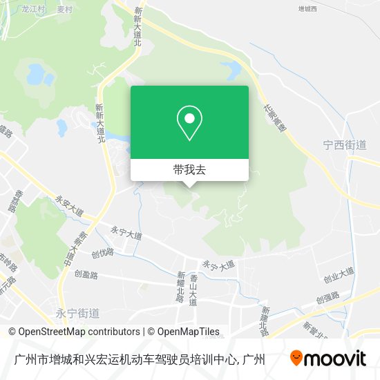 广州市增城和兴宏运机动车驾驶员培训中心地图