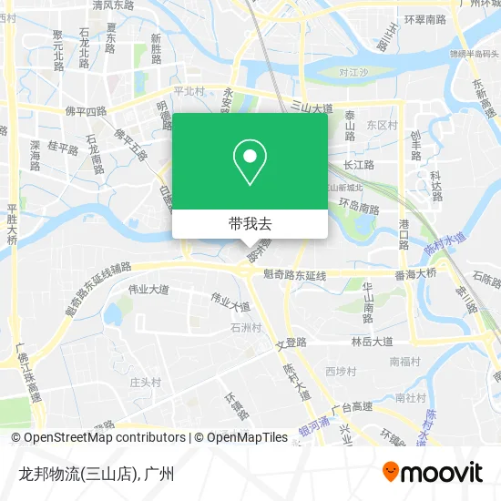 龙邦物流(三山店)地图