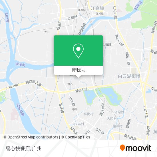 窖心快餐店地图