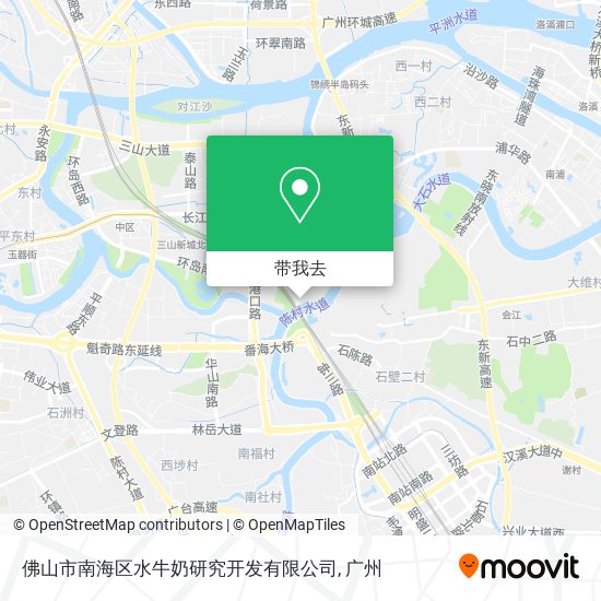 佛山市南海区水牛奶研究开发有限公司地图
