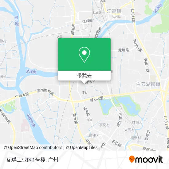 瓦瑶工业区1号楼地图