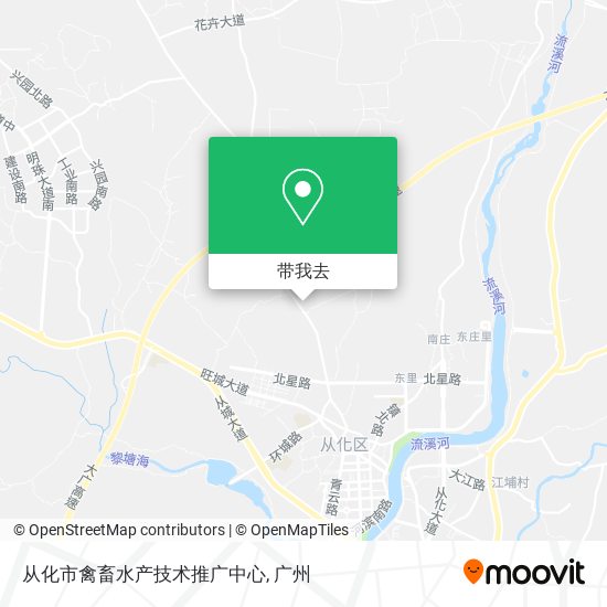 从化市禽畜水产技术推广中心地图