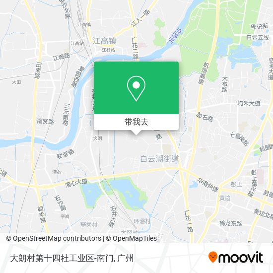 大朗村第十四社工业区-南门地图