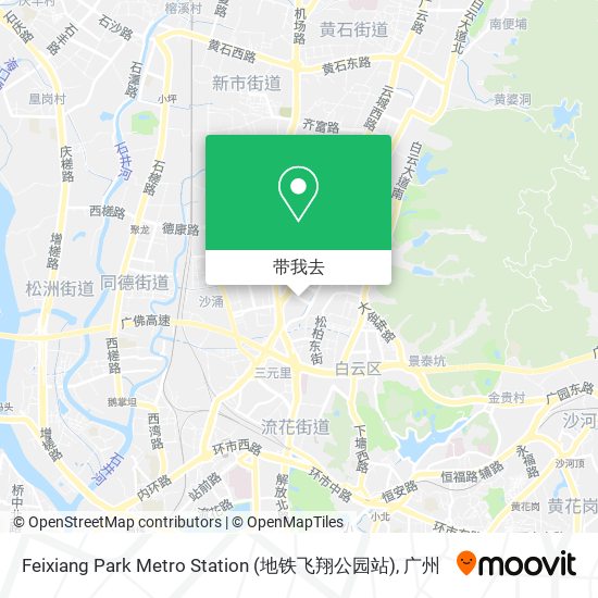 Feixiang Park Metro Station (地铁飞翔公园站)地图