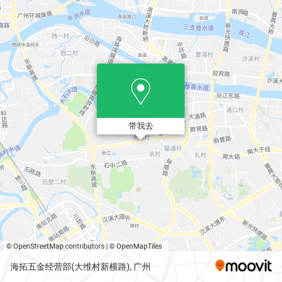 海拓五金经营部(大维村新横路)地图