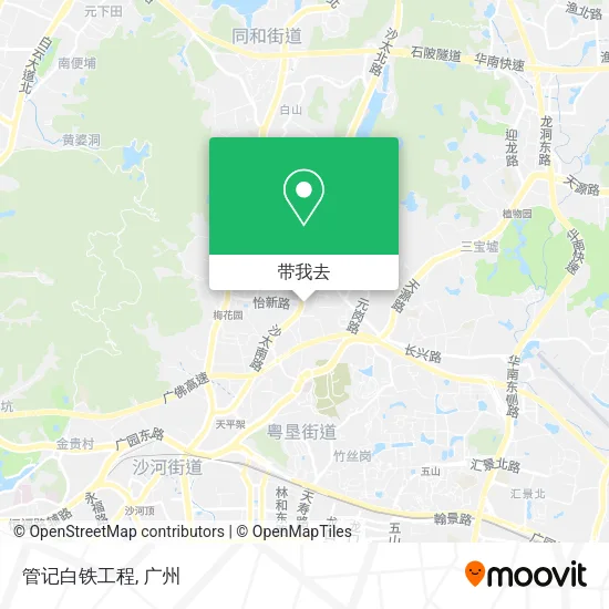 管记白铁工程地图