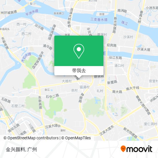金兴颜料地图