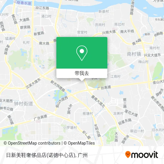 日新美鞋奢侈品店(诺德中心店)地图