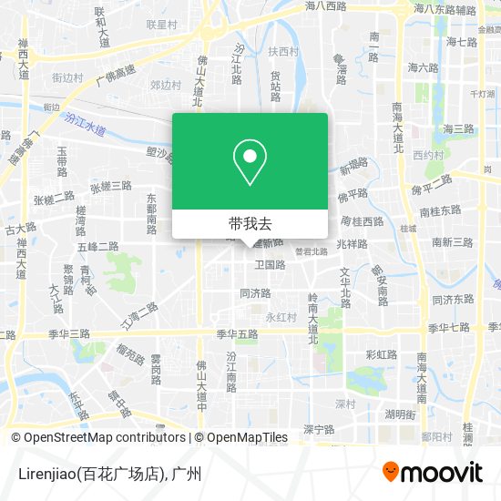 Lirenjiao(百花广场店)地图