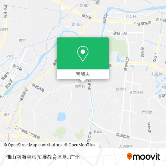 佛山南海草根拓展教育基地地图