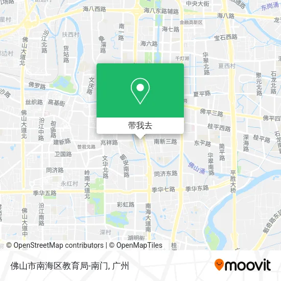 佛山市南海区教育局-南门地图