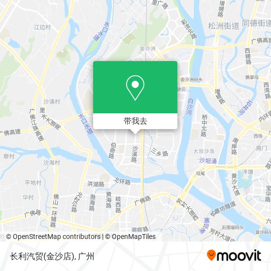 长利汽贸(金沙店)地图