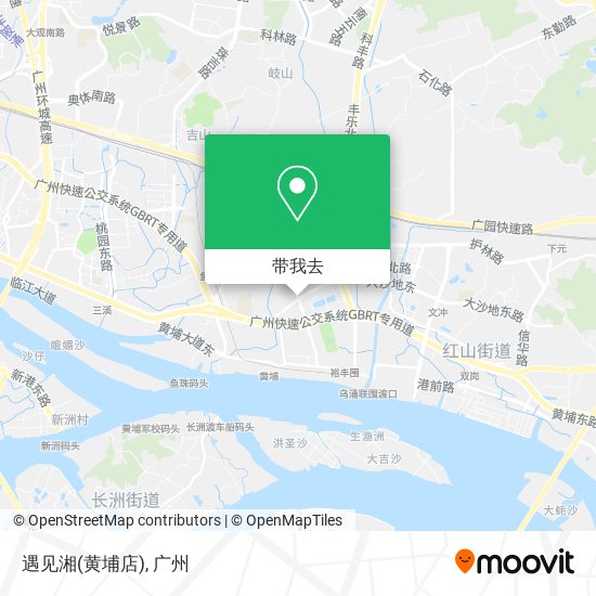 遇见湘(黄埔店)地图