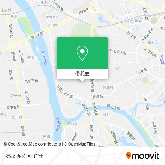 亮著办公区地图