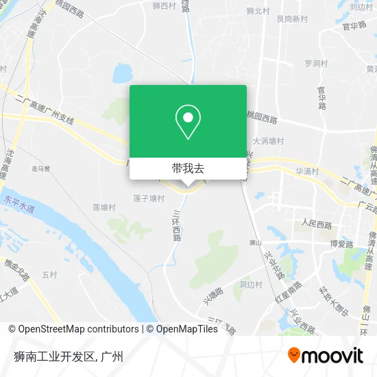 狮南工业开发区地图