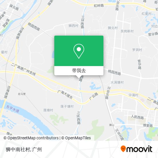 狮中南社村地图