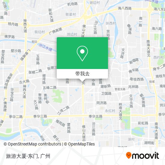 旅游大厦-东门地图
