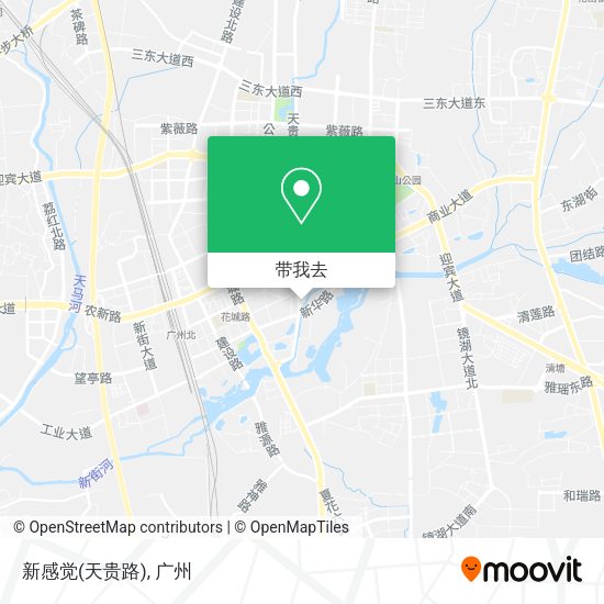 新感觉(天贵路)地图