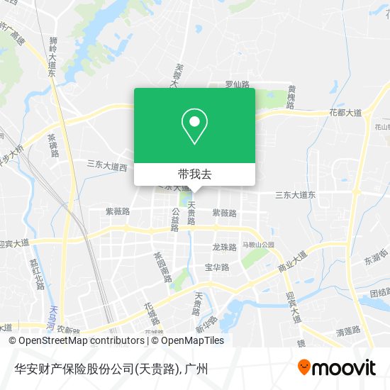华安财产保险股份公司(天贵路)地图