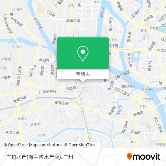 广超水产(海宝湾水产店)地图