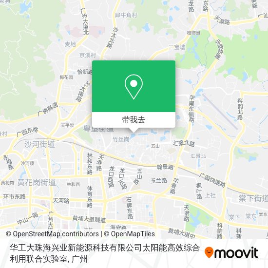 华工大珠海兴业新能源科技有限公司太阳能高效综合利用联合实验室地图