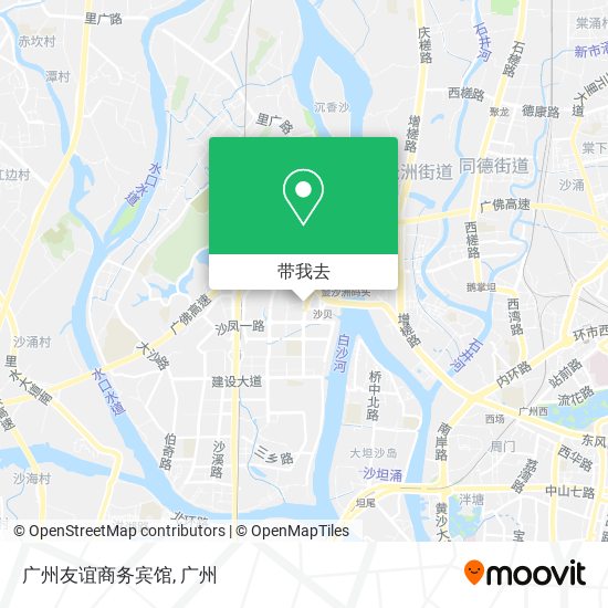 广州友谊商务宾馆地图