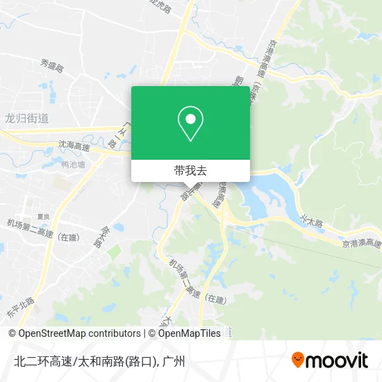 北二环高速/太和南路(路口)地图