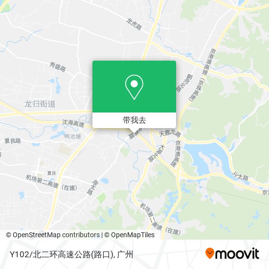 Y102/北二环高速公路(路口)地图
