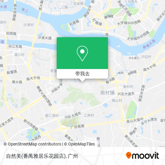 自然美(番禺雅居乐花园店)地图