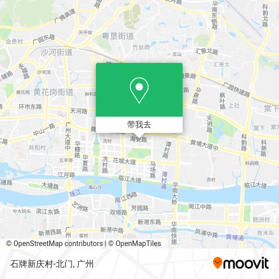 石牌新庆村-北门地图