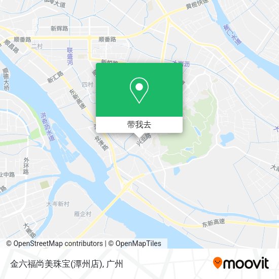 金六福尚美珠宝(潭州店)地图